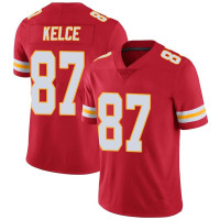Mens Kansas City Chiefs Travis Kelce Red Limited Team Color Vapor Untouchable Jersey